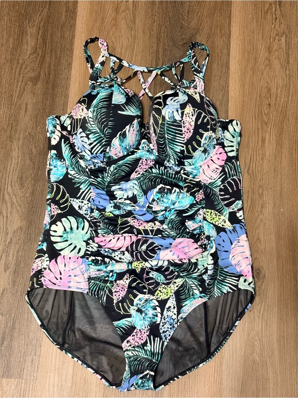Torrid Black One-Piece Swimsuit  Size 2